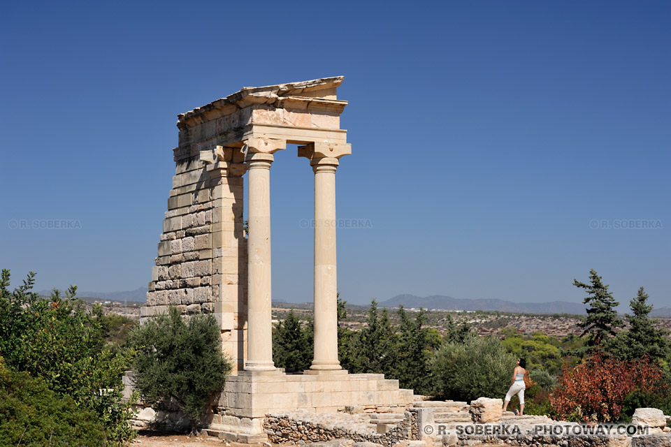 Photo of the temple of apollo of Kourion