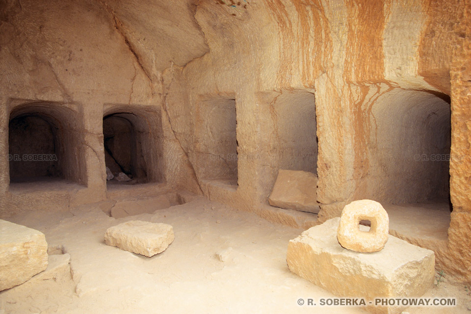 Roman tombs in Tombs of the Kingsin Paphos