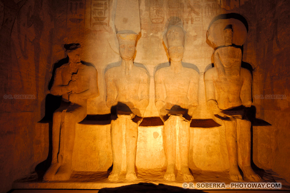 Sanctuary or Naos of Abu Simbel Temple