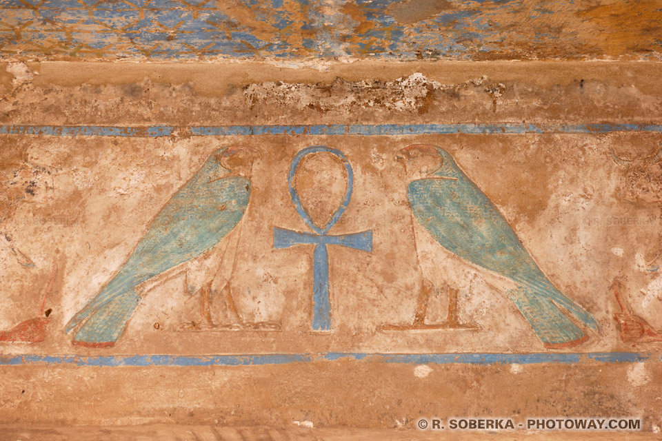 colorful hieroglyphs