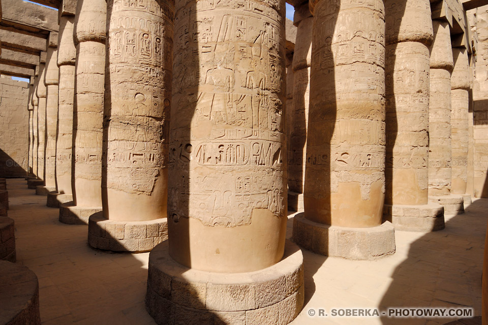 Columns Hypostyle Hall at Karnak