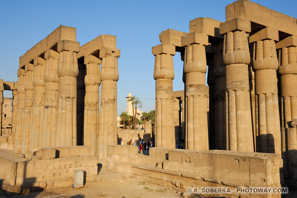 Columns in the Court of Amenhotep III