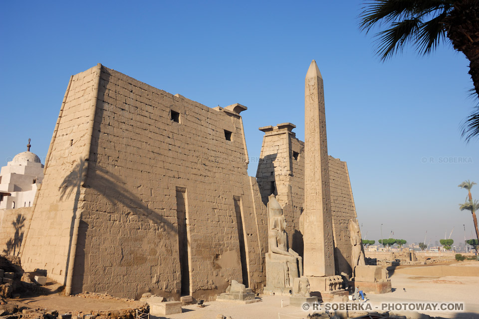 Pylon of the temple of Luxor