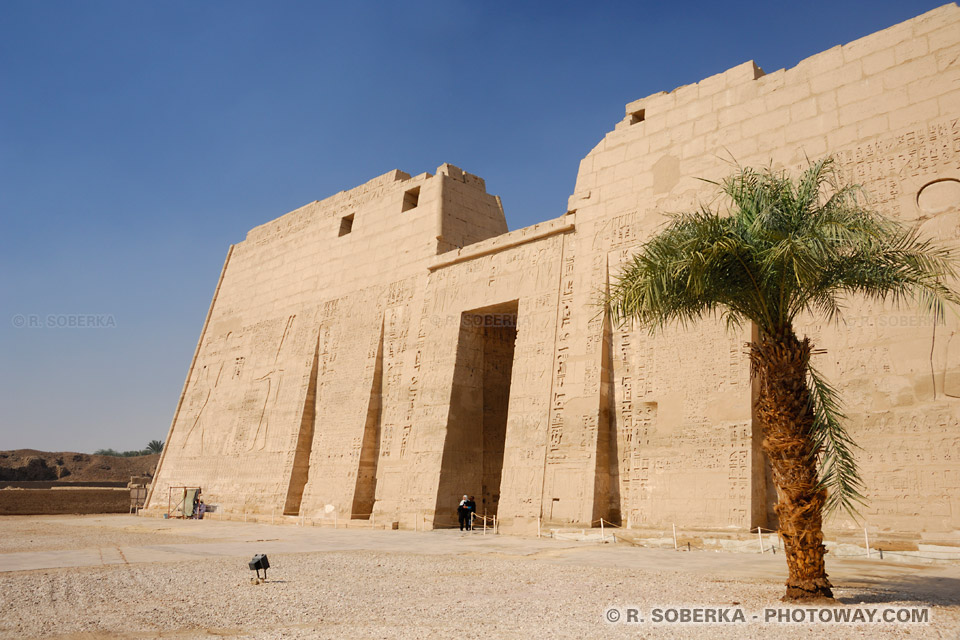 pylon reliefs of Ramesses III Temple