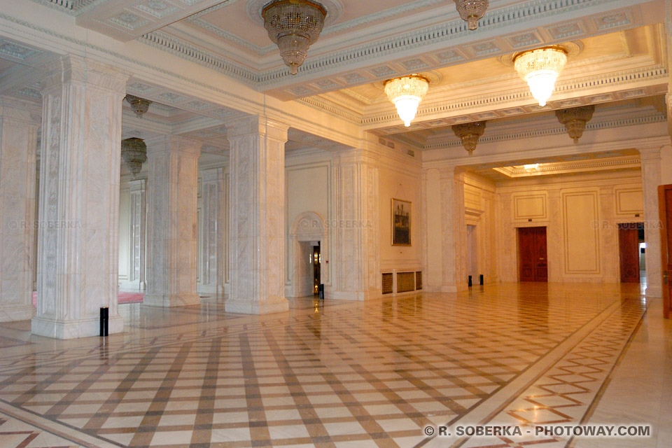 Images of the Visit to Ceausescu's Palace - Palace of Parliament in Bucharest