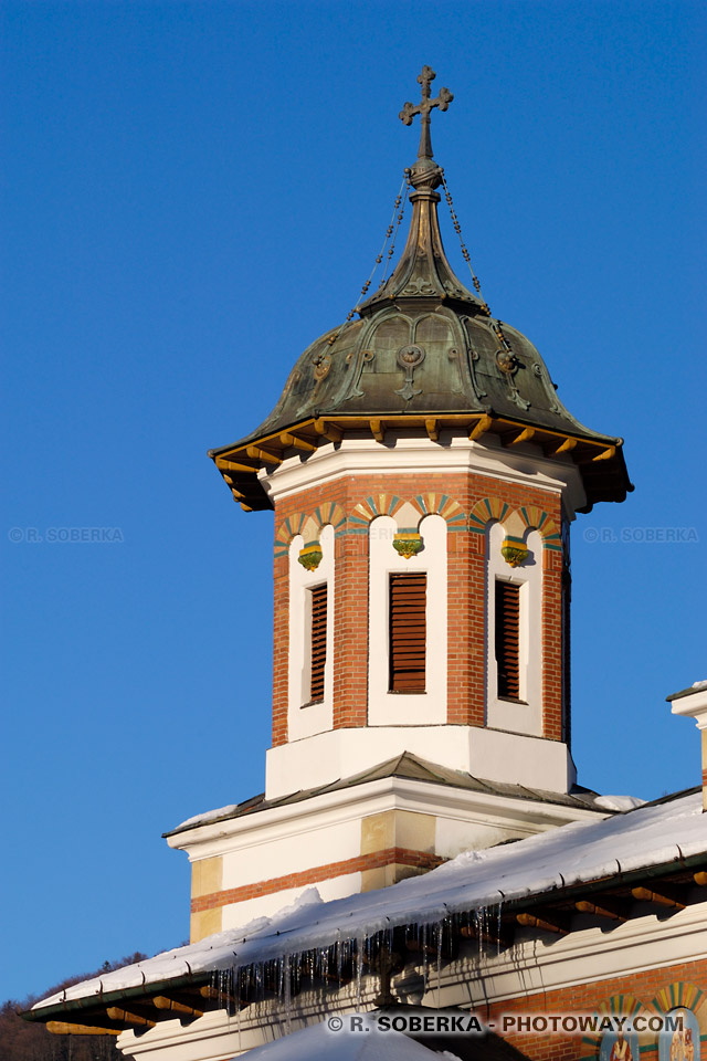 Color Palette of Monastery Photos of Green, Orange, Blue Colors