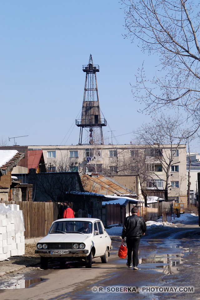 Oil well photo in Campina Romania