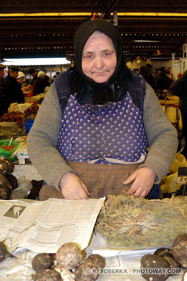 Romanian Grandma - Images of a Market in Romania