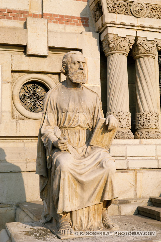 Saint John, statue of Saint John the Apostle at Ploiesti Cathedral, Romania