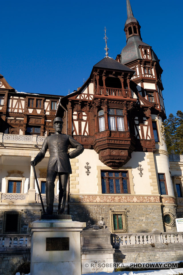 statue of King Carol I in Romania