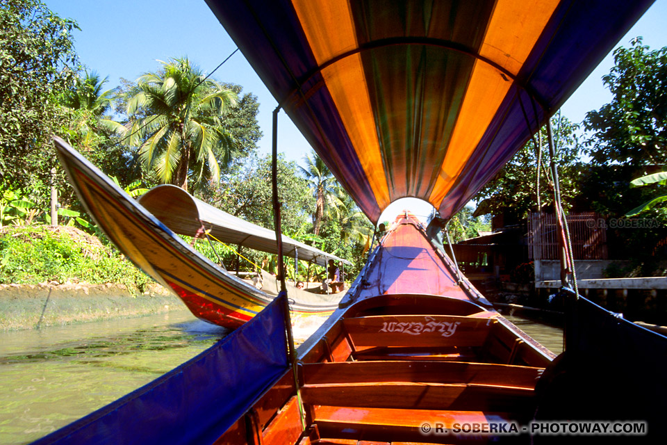 Visit Bangkok - Photos of Klongs and Long Tail Boats in Thailand