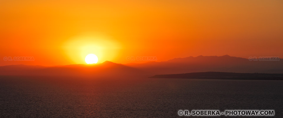 Coucher de soleil à Chypre