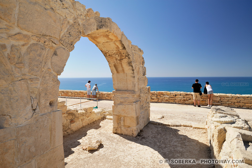 Photo de la basilique paléochrétienne à Kourion - Chypre