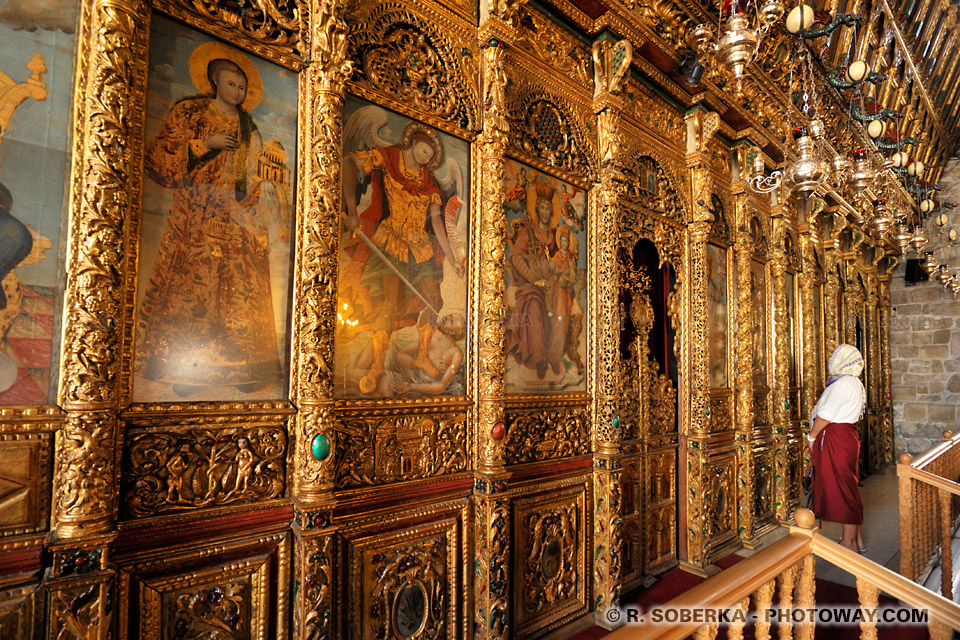 Iconostase dans l'église Saint-Lazare