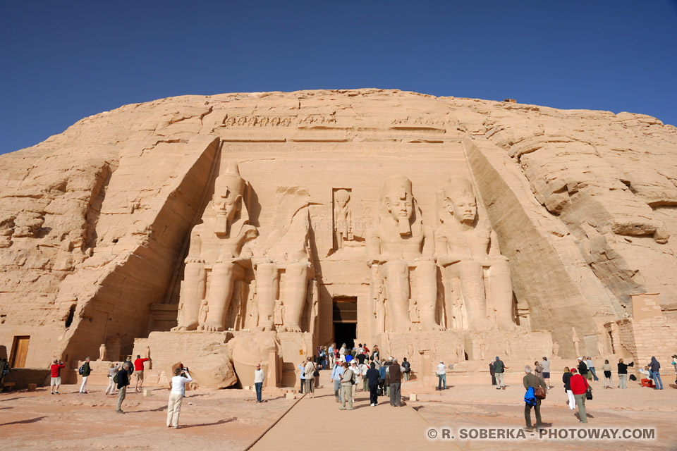 Temple d'Abou Simbel en Égypte