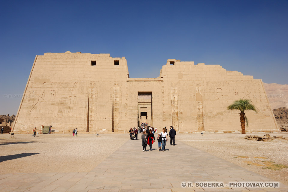 Temple funéraire de Ramsès III à Médinet Habou