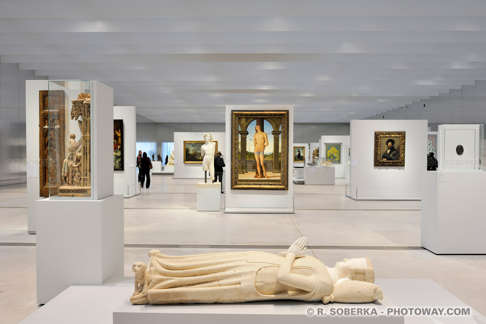 La défunte couchée au Musée du Louvre-Lens